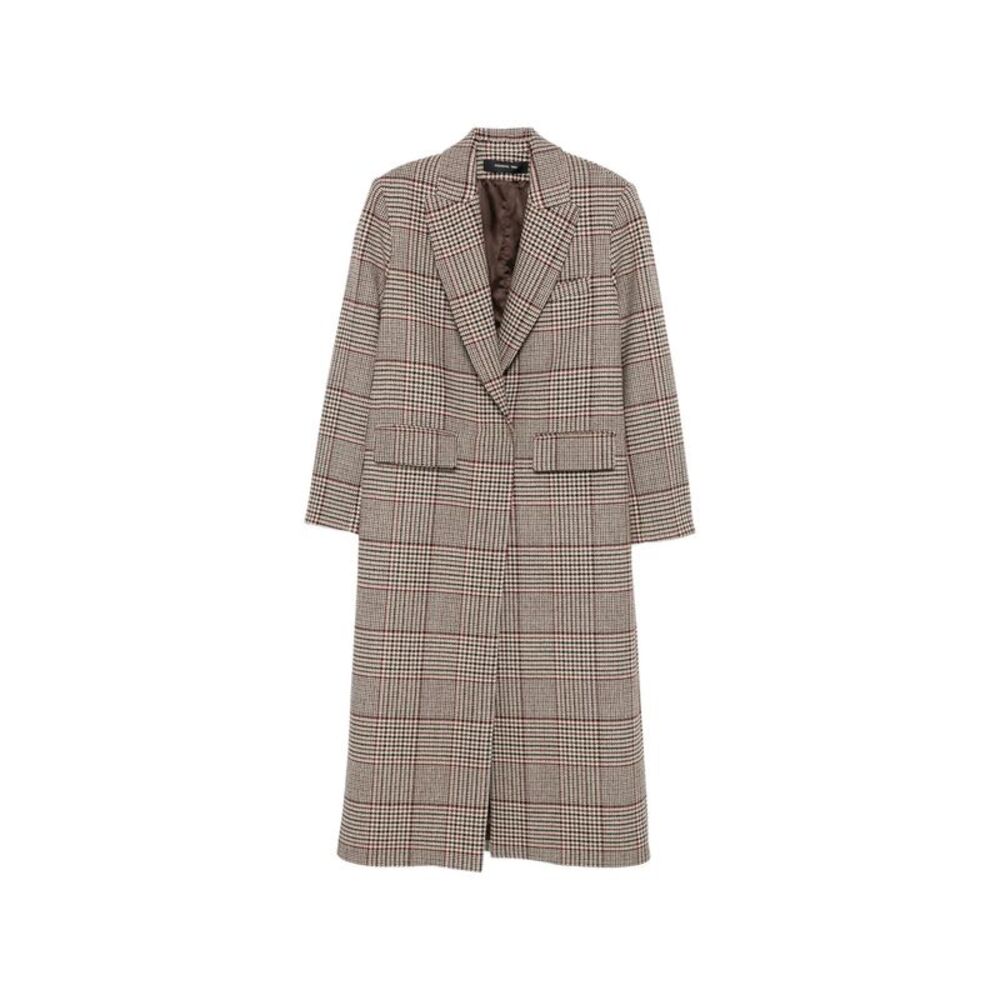 Federica Tosi Neutrals Coats - Double Breasted & Peacoats Women